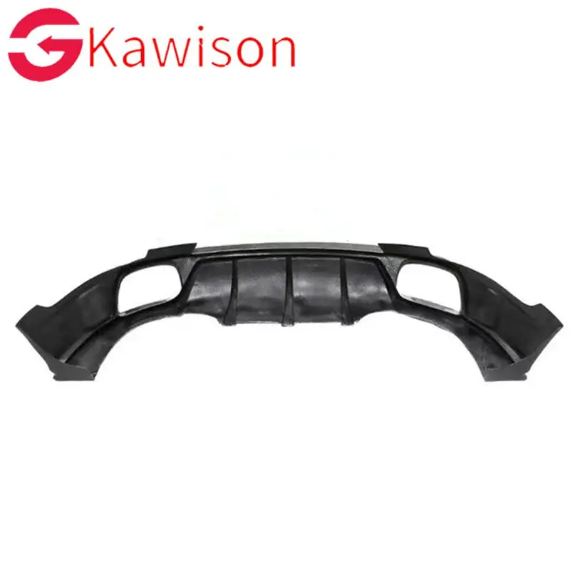 Newest Carbon Fiber Frp Rear Bumper Diffuser Lip for Porsche Macan Car Body Kit 2014-2020