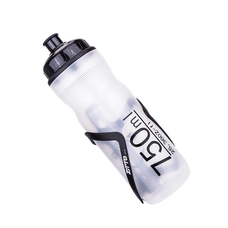 1PC 750ml Transparent Bicycle Kettle MTB Water Bottle Bike Drink Cup PP  PC Cover