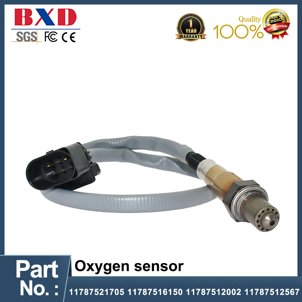 4PCS 11787521705 11787516150 11787512002 11787512567 Lambda Probe O2 Oxygen Sensor For BMW E60 E61 545i E63 E64 645Ci 735I 745I