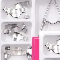 

Dental Matrix Sectional Contoured Matrices with Springclip Band Resin Spring Clip Dentist Lab Tools