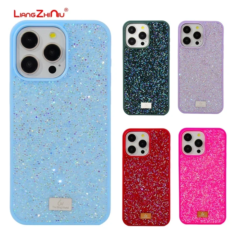 Premium Luxury Glitter Starlight Phone Case For Apple Iphone 16 15 Pro Max 14plus 13 12 High-Value Full Diamond Glitter Case