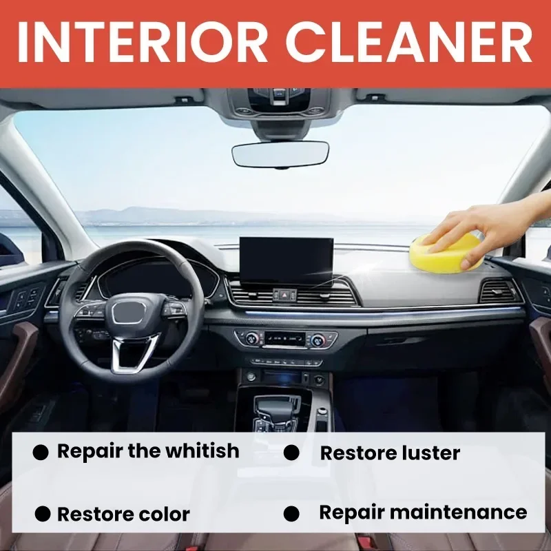 Car Interior Renovation Paste Auto Interior Dashboard Cleaning Dustproof Decontamination Polishing Auto Washing Care Accessories