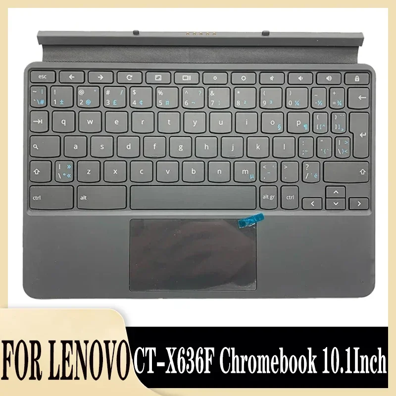 Keyboard for CT-X636F Ideapad Duet Chromebook 10.1 Tablet Keyboard LA FR BE IT CF SP Layout Bracket Cover Case