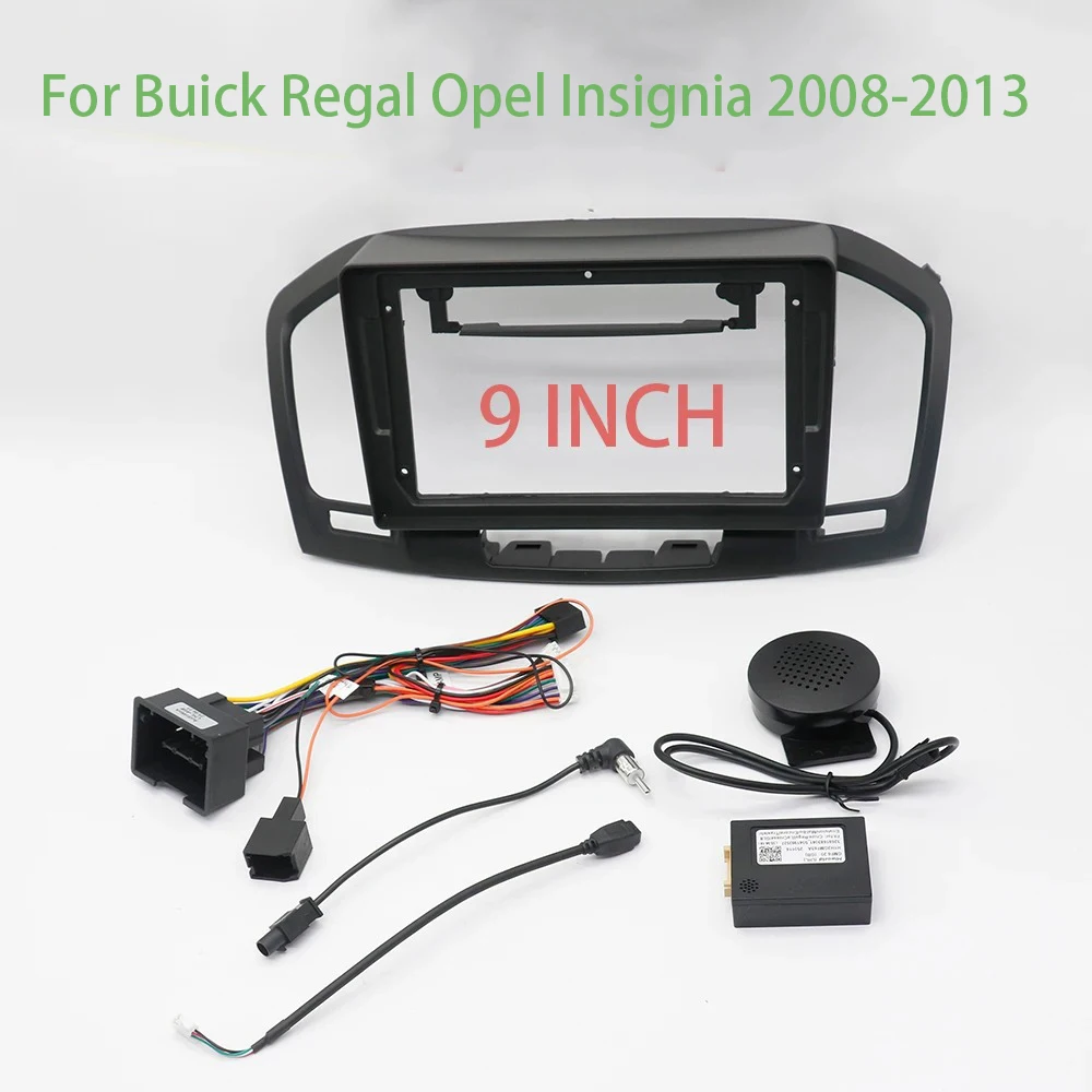 

Для Buick Regal Opel Insignia 2008-2013 9-дюймовый автомобильный каркас, лицевой адаптер, Android-радио, комплект панели для приборной панели