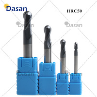 Ball Nose END MILL HRC50 2Flute Radius 0.5mm 0.75mm 1mm 1.25mm 2mm 2.5mm 3mm R1 R1.5 R2 R3 End Mills 2T Milling Cutter Tool