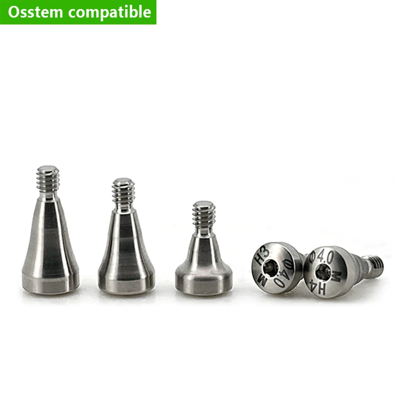 Dental Titanium Grade 5 for Osstem Healing Abutment Healing Cap Service Custom CNC Machined Factory Direct Sales Fast Shipping