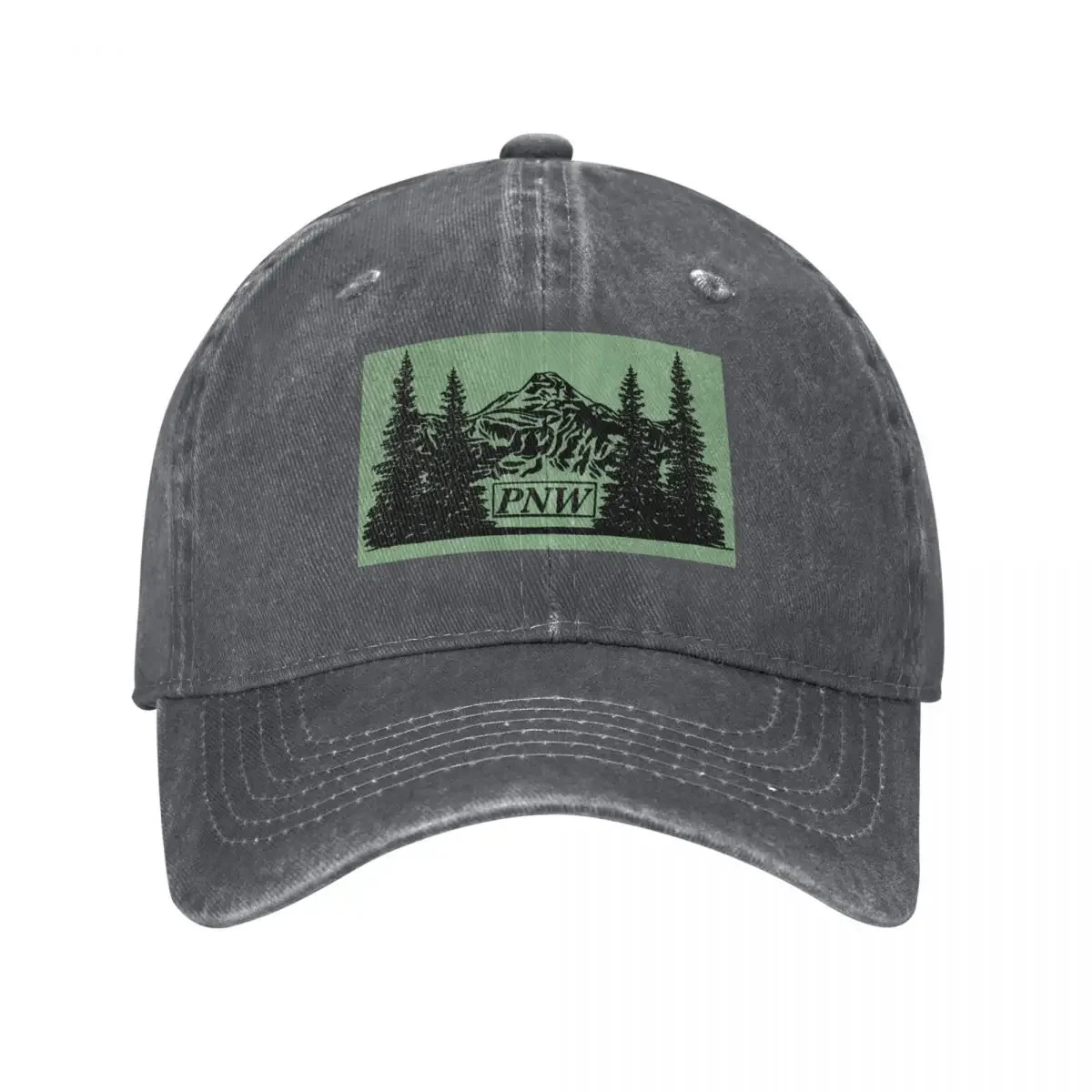 Pacific Northwest Hiking Mountain Landscape Baseball Cap Kids Hat Streetwear Icon |-F-| Men Caps Women's