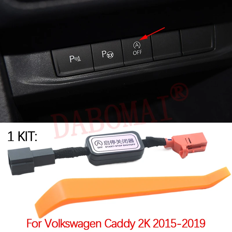 Für VW Volkswagen Multivan T5 T6 Golf 6 Caddy Automatisches Start-Stopp-Motorsystem Deaktivierungsgerät Steuerungssensor Steckerkabel