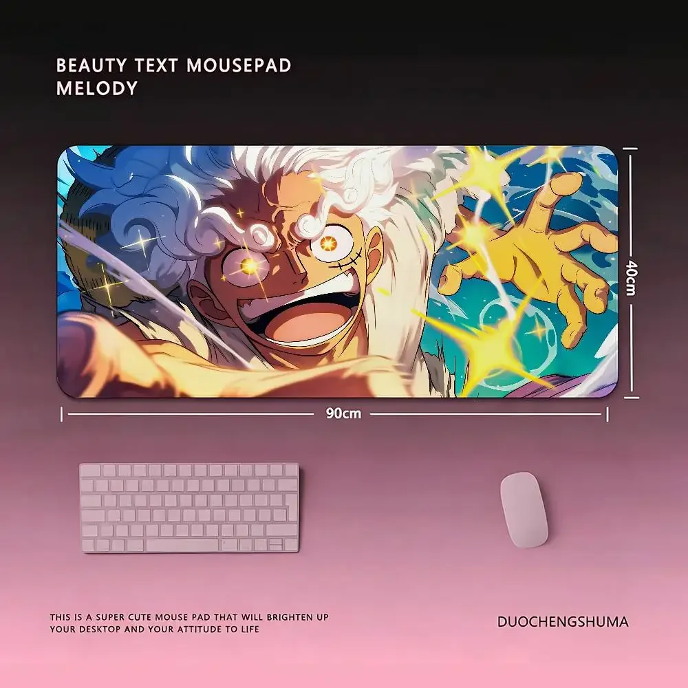 Anime-O-One-piece Classic Mouse Pad Computer Mat Deskpad Laptop Keyboard Mat Office Large Landscape Mousepad
