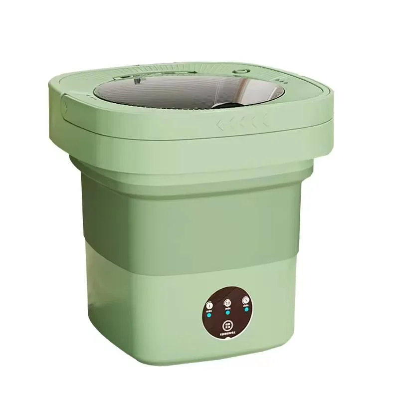 8L Foldable Washing Machine Portable Socks Underwear Panties Retractable Household Washing Machine 3 Models With Spinning Dry