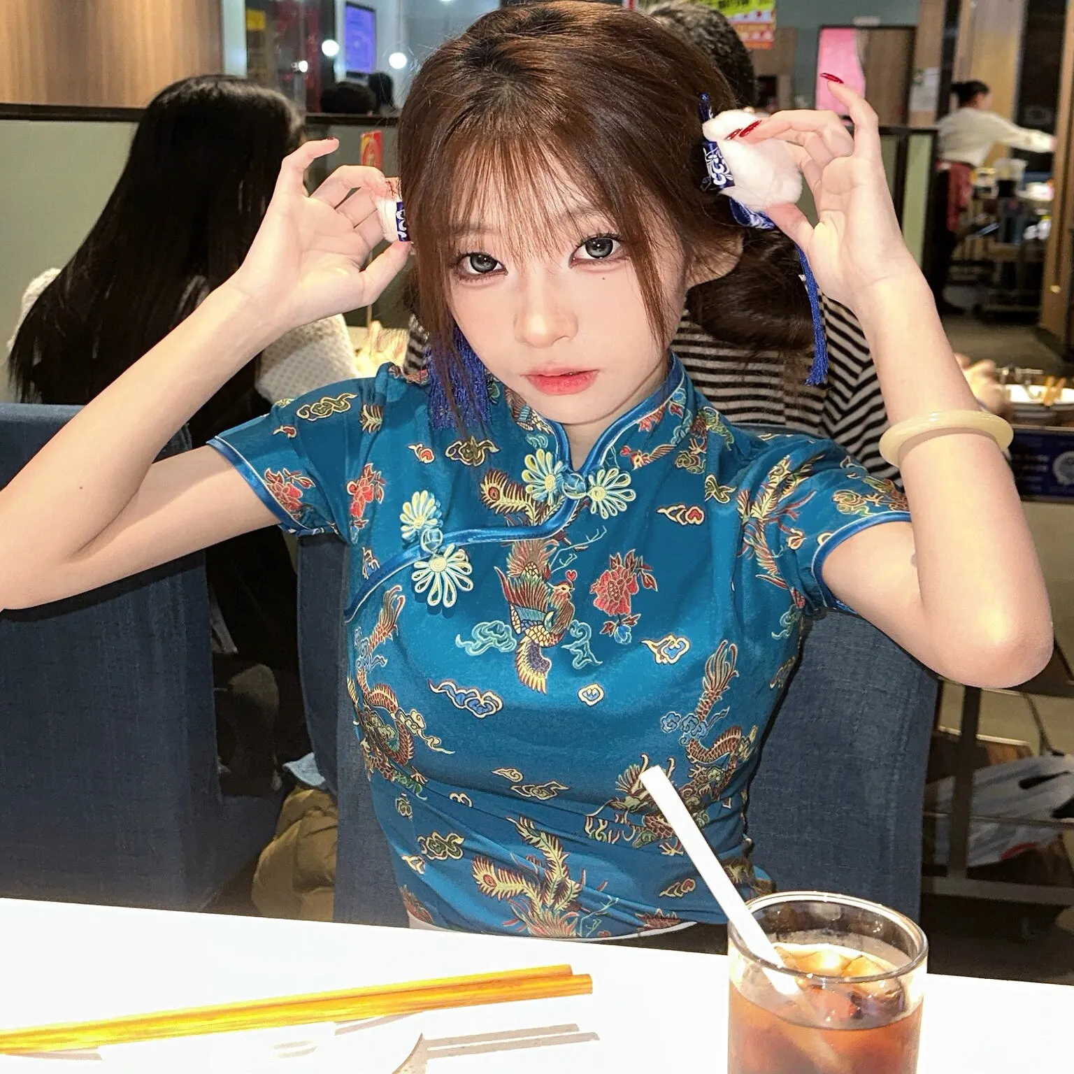 تنورة صينية جديدة من Sle Dr loween Cisas Cosplay orm تنورة خادمة ناعمة للفتيات ملابس يومية