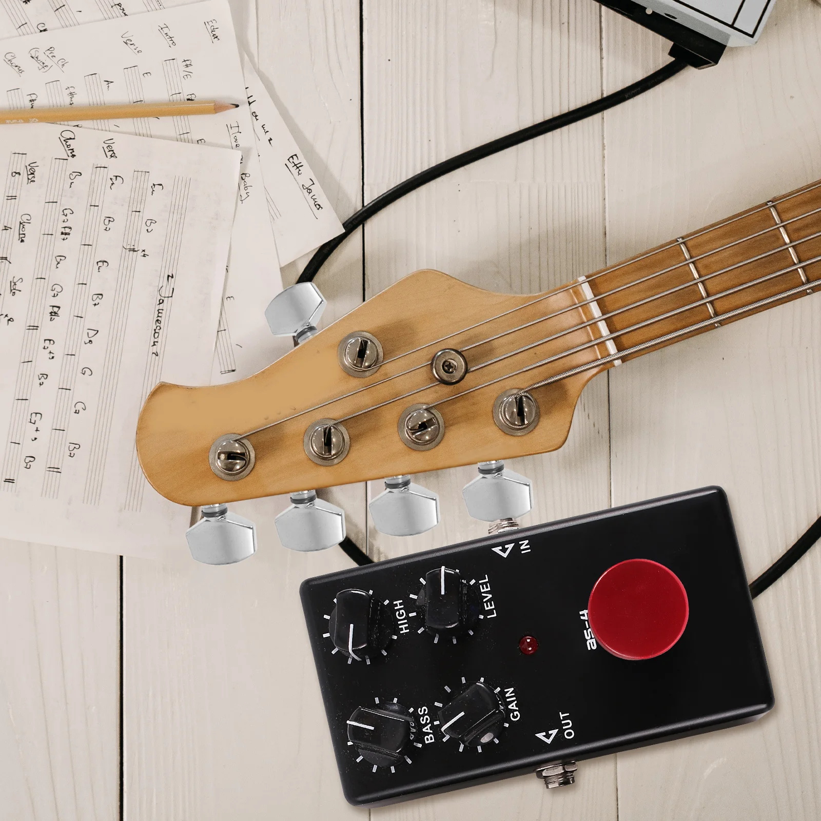 

Effect Pedal Cap Guitar Connector Effects Footswitch Knobs Parts Rotary Control Turning Audio for Metal Potentiometer Coupler