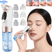 Electric Blackhead Remover Skin Tag Remover Deep Dirt Skin Cleaning Machine with 6 Suction Heads Adjustable Gear Beauty Device