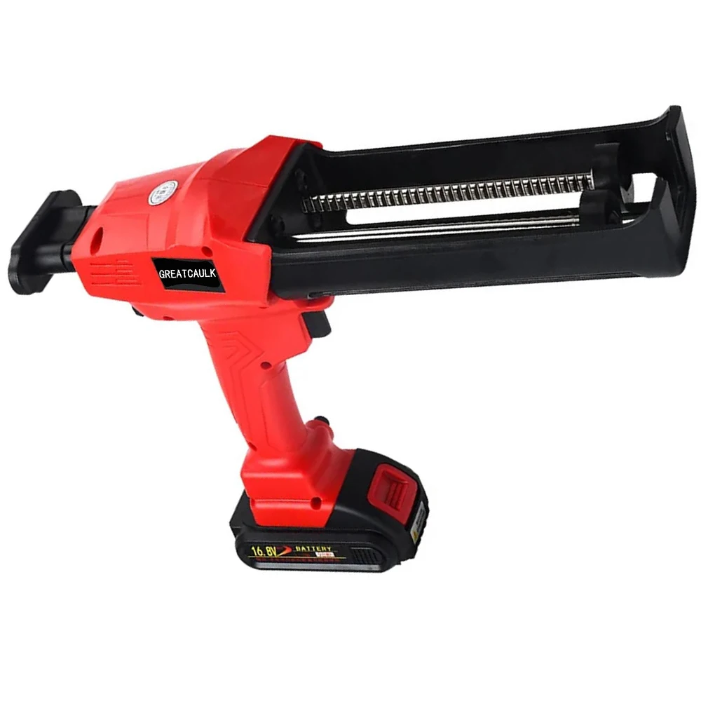 Pistola per calafataggio elettrica 1:1 da 400 ml Applicatore per mastice elettrico Pistola elettrica in silicone con luce LED (BC-1429)