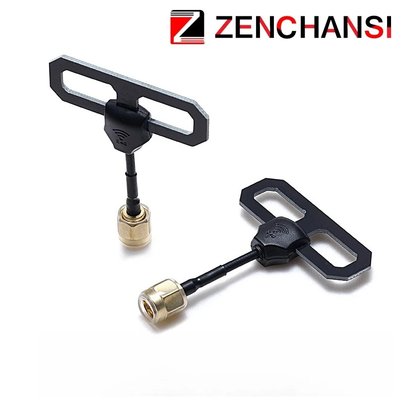 

FPV Antenna 2.4G Gain SMA 4.18Dbi T-Type Long Range Antenna Signal Enhancement Long Distance Flights for RC FPV Drone Remote
