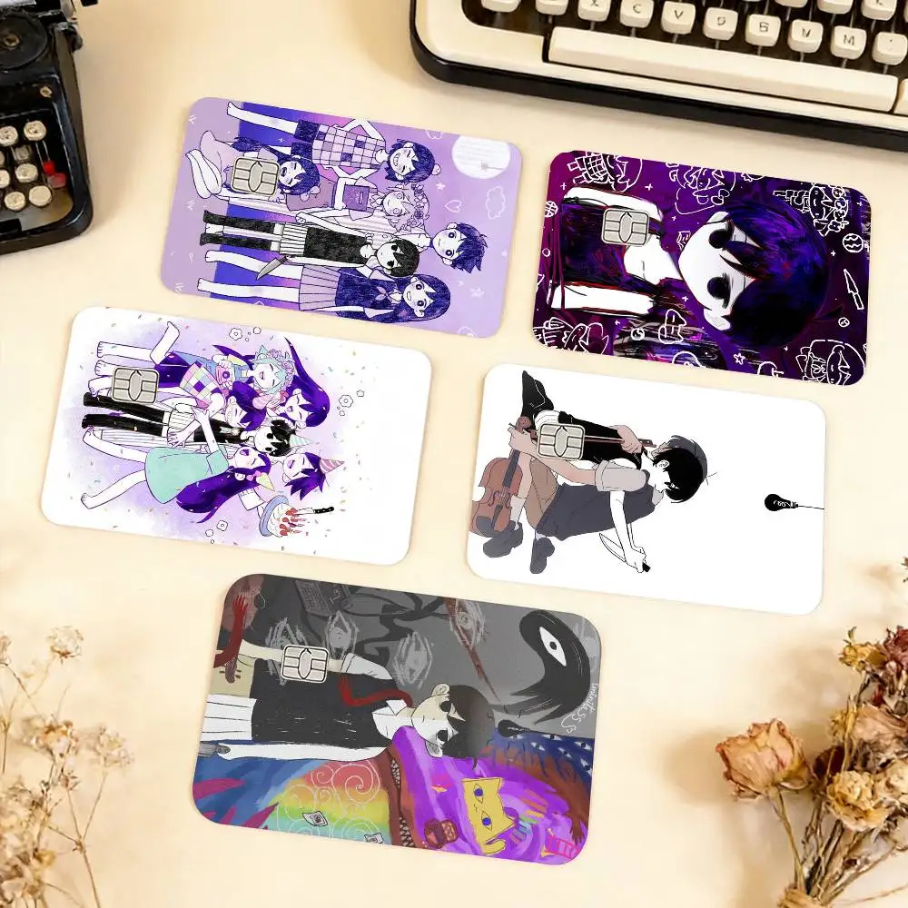 

Game O-Omori Sunny and Mewo Waterproof Film Skin Cover Credit Card Stickers Debit Front Bank Bus Pass