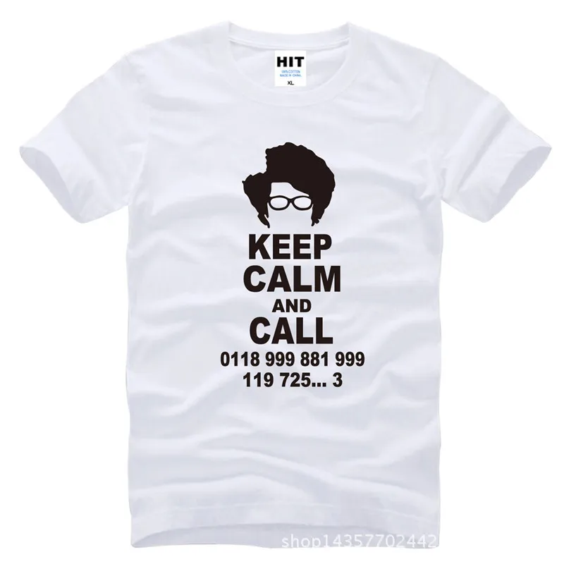 The IT Crowd Keep Calm and Call Printed Men's T-Shirt Roy Computer Programmer T Shirt For Men shubuzhi New Cotton Top Tee