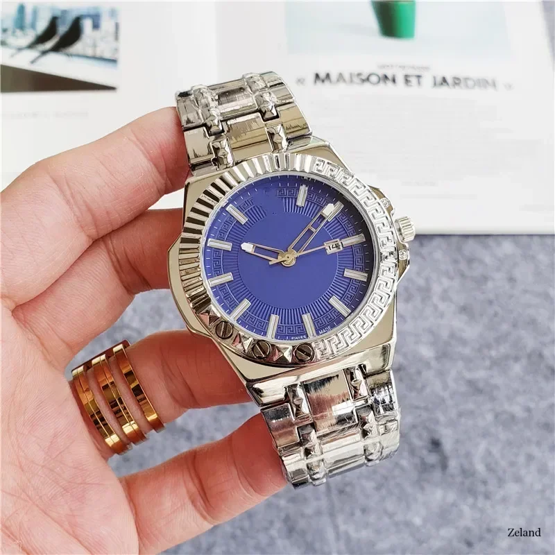 2025 женские часы, роскошные золотые часы, женские кварцевые часы из нержавеющей стали, женские часы Reloj Hombre Relogio Masculino