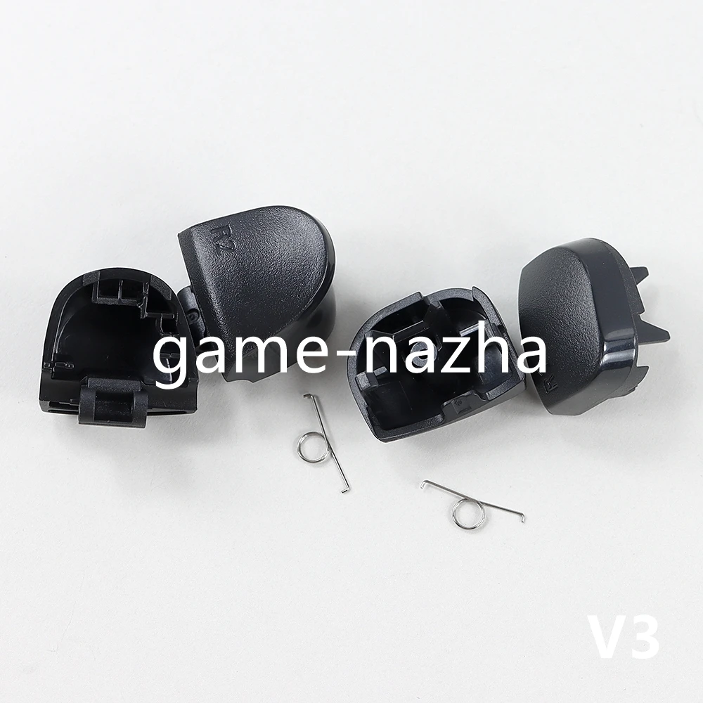 50 set Nero L1 R1 L2 R2 Trigger Pulsanti Con Molla Per PlayStation PS5 V1.0 V2.0 V3.0 Controller Accessori Da Gioco