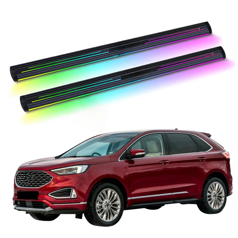 Hongsheng Products Automatic Electric Power Neon Led Light Side Step Running Board
