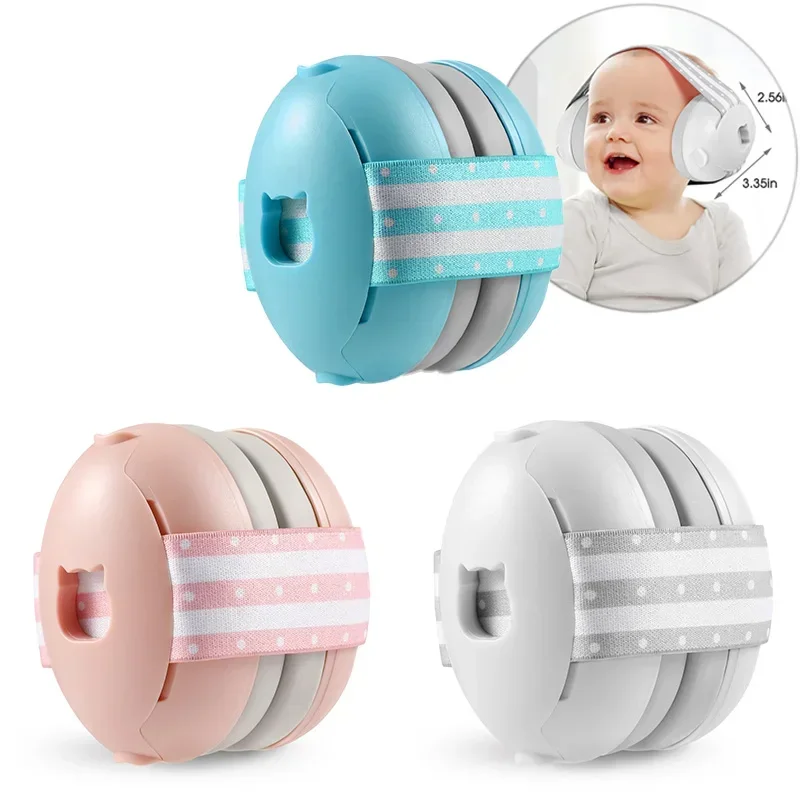 Auriculares para bebés, protección auditiva, orejeras con banda elástica para mejorar el sueño, elementos esenciales para bebés