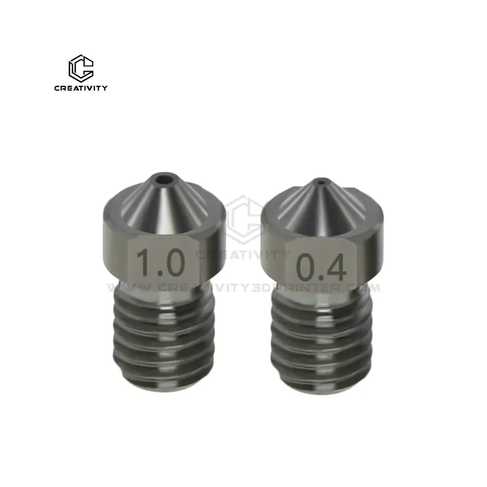 High Quality V6 V5 Nozzle Super Hardened Steel Corrosion-Resistant High Temperature Die Steel Nozzle For Ender 3 3d printer part