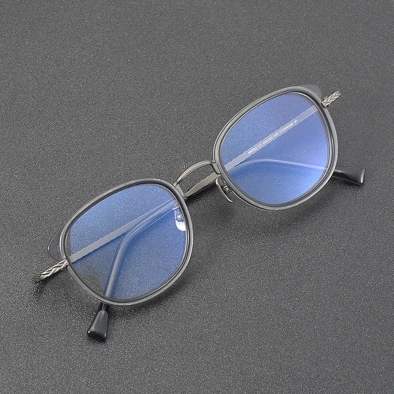 

Retro Glasses Titanium Retro Light Luxury AK002 Oval Lightweight Handmade Deisgn Women Optical for Men Reading Eyeglasses Frame