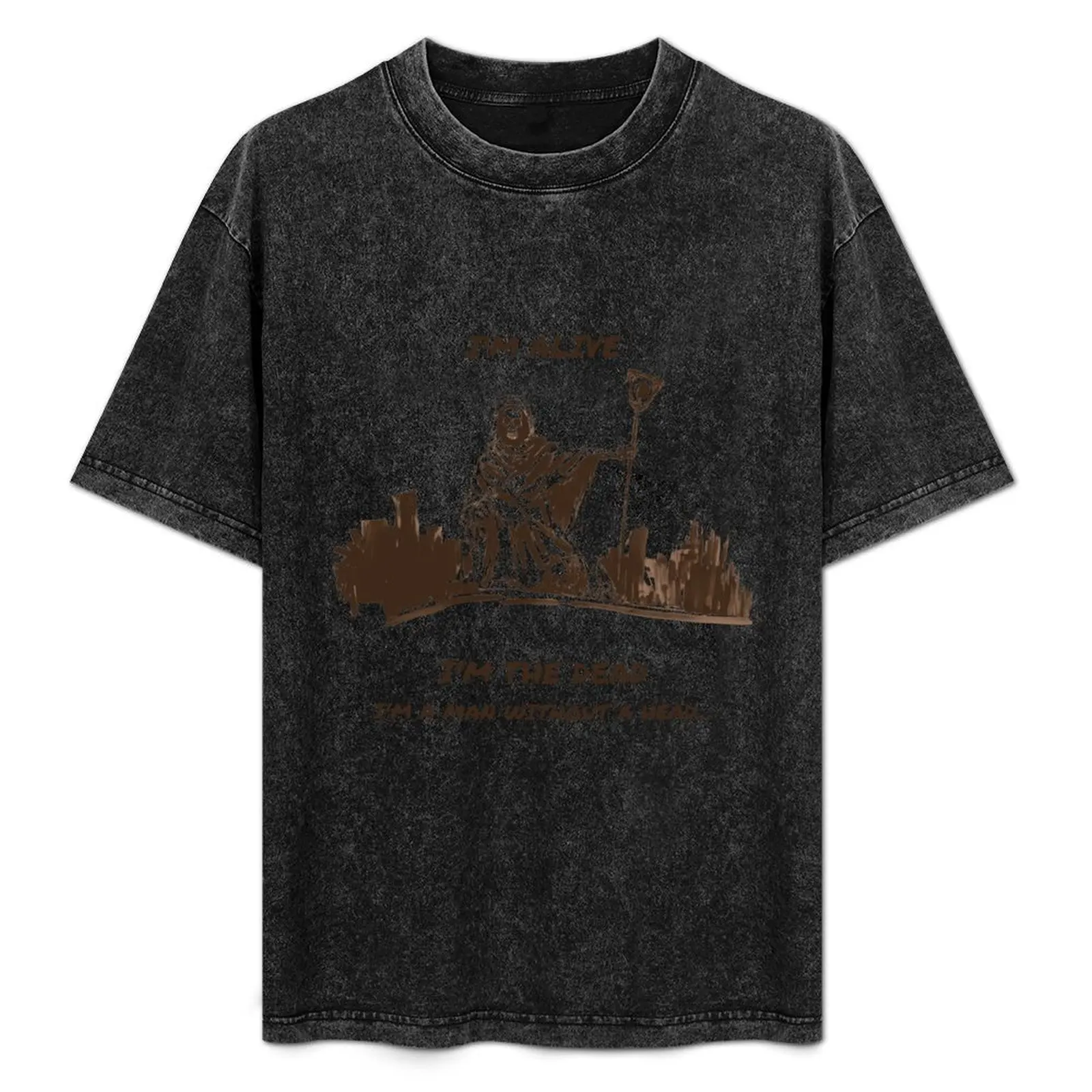 Avenged Sevenfold - Nobody : Je suis vivant, je suis mort, je suis un homme sans tête... T-shirt de sport grande taille