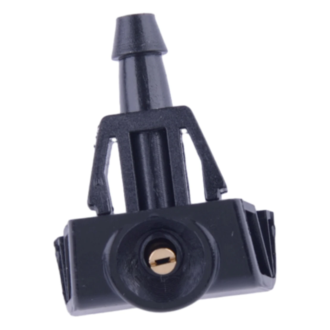 2 pezzi ugello lavavetri tergicristallo anteriore getto spray in plastica nera adatto per Nissan TIIDA Venucia X-Trail Sylphy