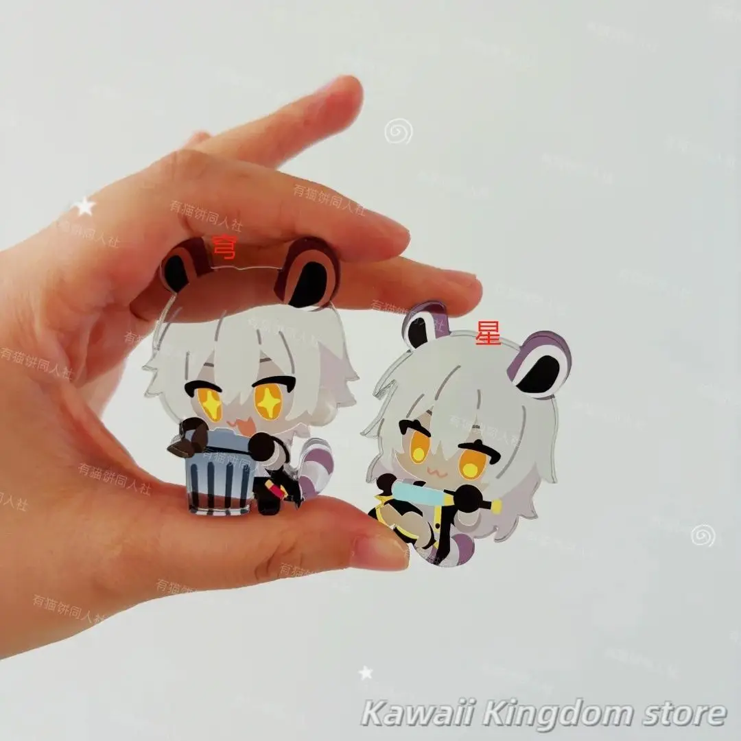 Honkai: Star Rail Dan Heng 7 de marzo Himeko Walter Yang lobo plateado Esmeralda Anime soporte acrílico modelo placa decoración de escritorio signo