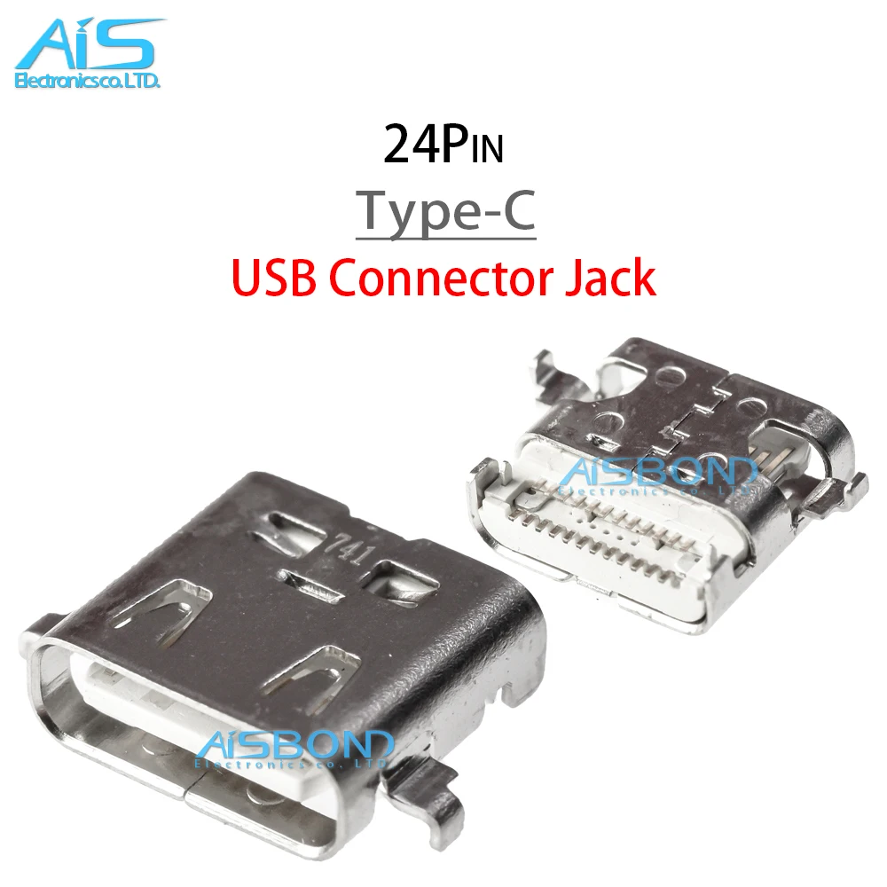 2Pcs/Lot Type-C USB Charging Port Jack socket charger Connector dock For ZUK Z1 Z2 Pro Z2Pro Mobile Phone 24Pin