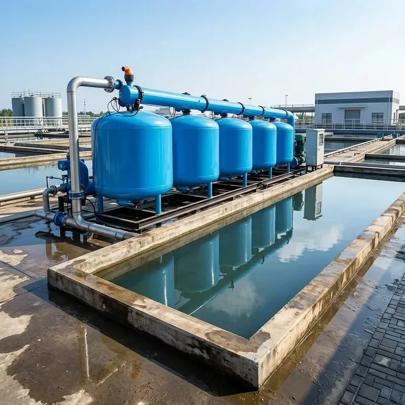 Advanced Digital Carbon Steel PLC Control 30m3/h Flow Self-cleaning Automatic Backwashing Sand Filter Irrigation System