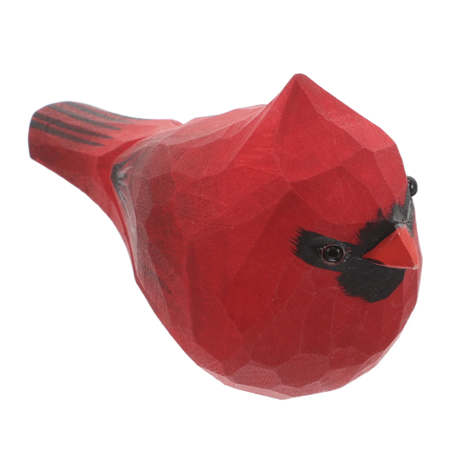 

Hand Carved Wooden Mini Small Cardinal Bird Christmas 3D Shelf Desk Mantel Holiday Decoration Sculpture Wood Carved Bird Statues