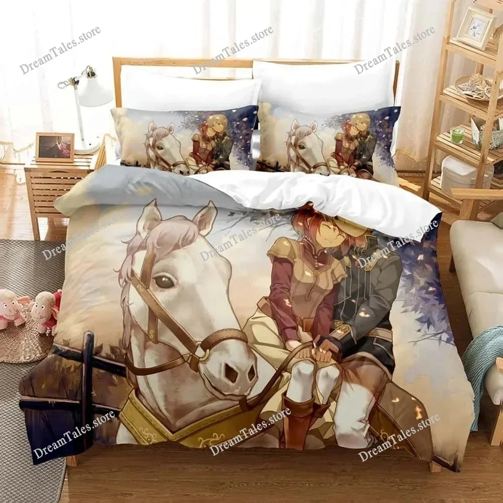 3D Cartoons Snow White with The Red Hair Bedding Set Single Twin Full Queen King Size Bed Set Adult Kid Bedroom Duvet Cover Sets