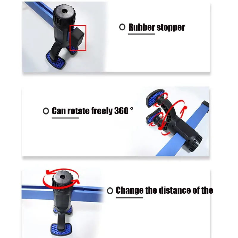 Car dent repair quick extraction tool with 360 degree rotation anti slip body sheet metal rotation tension bracket