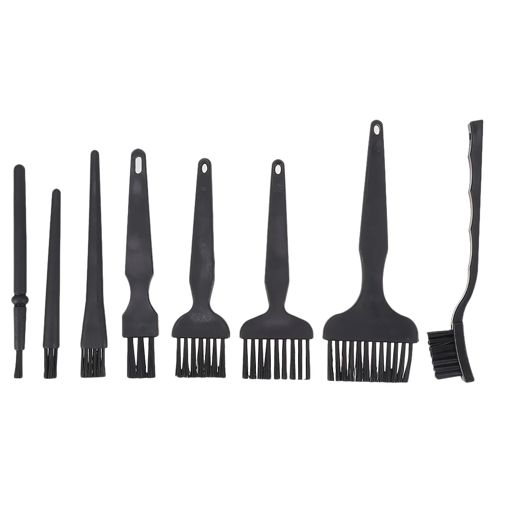 

8pcs Computer Cleaning Brush Set Anti-Static Ergonomic Handle Washable For Keyboard Pc Laptop Electronics Household Tools