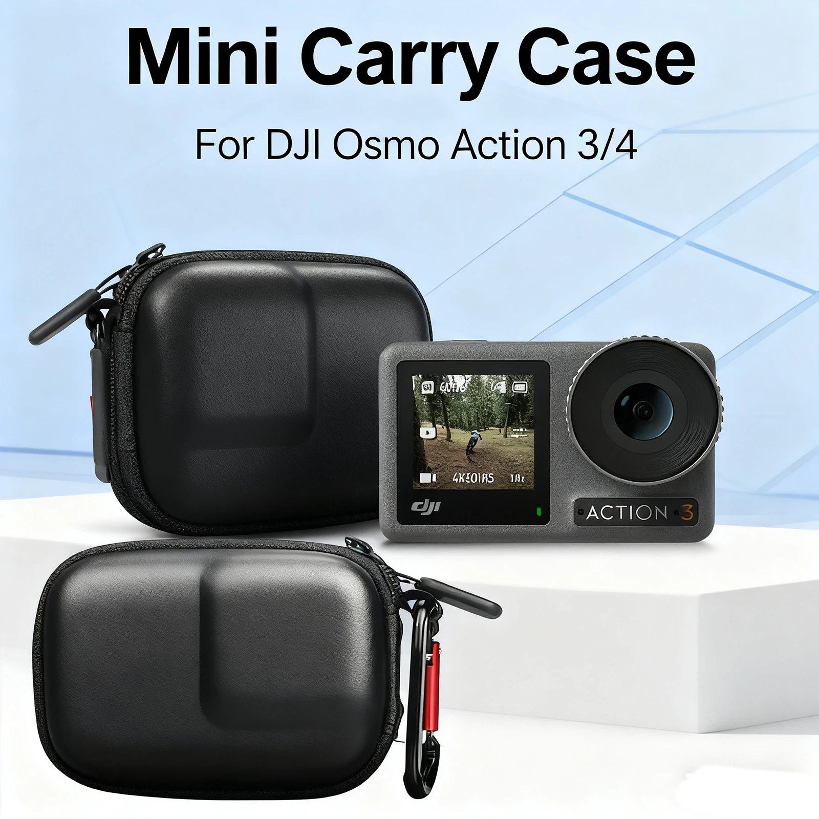 Mini-Tragetasche für DJI Osmo Action 3/4/6, tragbare wasserdichte Kameratasche, schützende Aufbewahrungstasche für DJI-Kamera-Zubehör