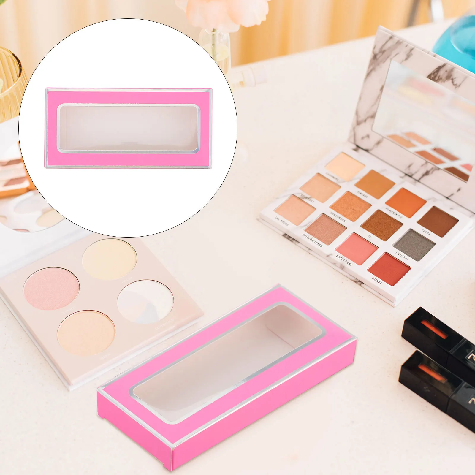 Boîte de rangement vide pour faux-cils, 30 pièces, mallette de rangement en papier, organisateur léger et Portable, boîte de rangement de protection pratique pour cils