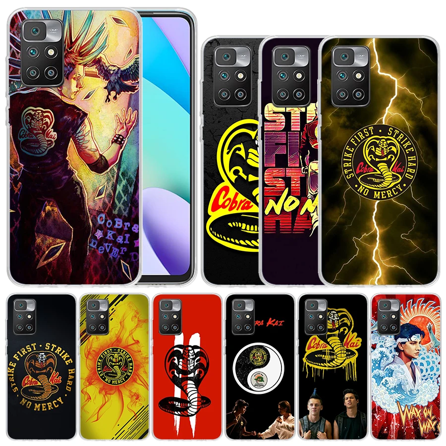 Cobra Kai Snake Soft Cover for Redmi 12 12C 10 10A 10C 9 9A 9C 9T Print Phone Case 8 8A 7 7A K20 6 Pro 6A S2 K40 Pattern Coque