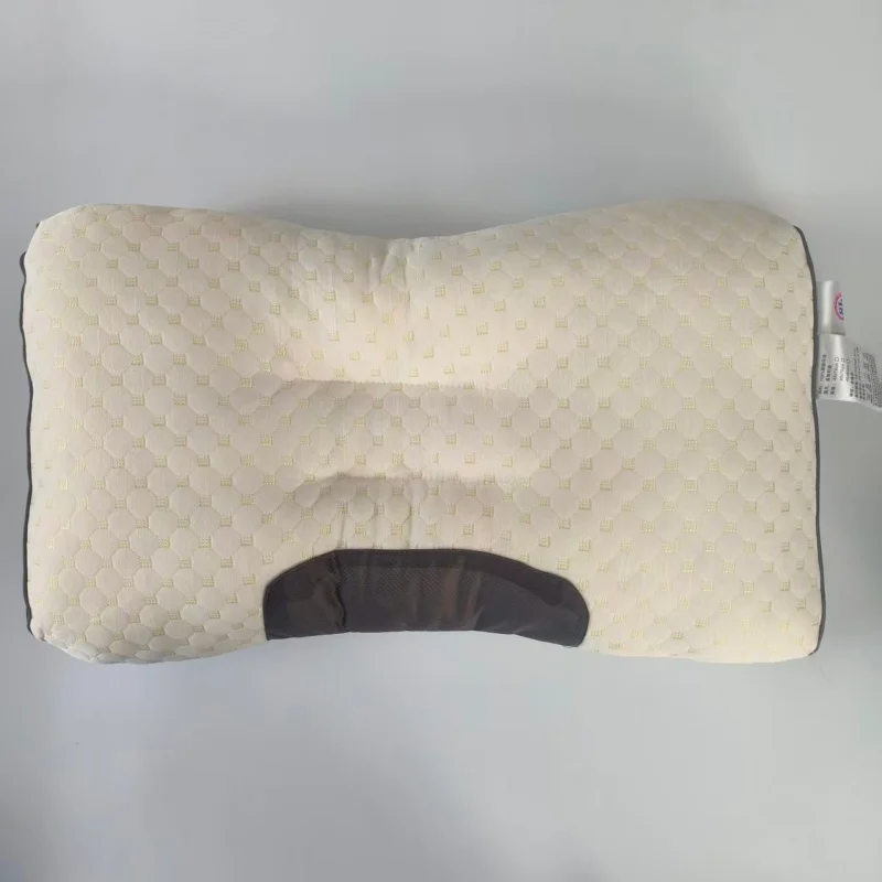 1pc Knitted Cotton Face Low Pillow Soft Comfortable Washable Neck Support Pillow Core Adult Body Cushion Home Bedding 48*74cm