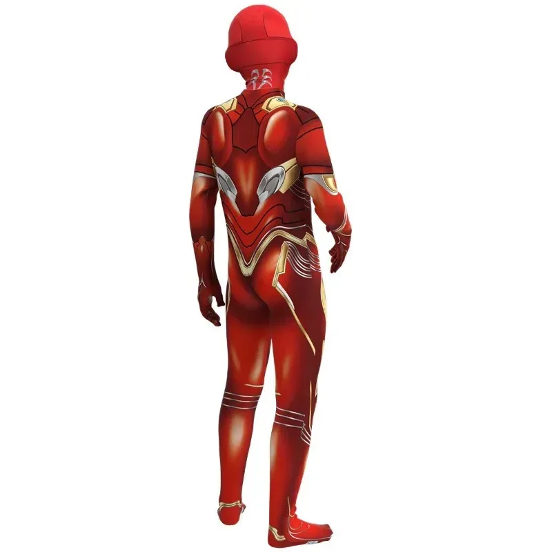 Iron and Man Tuta per bambini Costume Cosplay Supereroe Adulto Bambini Tuta Collant Spettacolo teatrale Abiti Abito da festa di Halloween U
