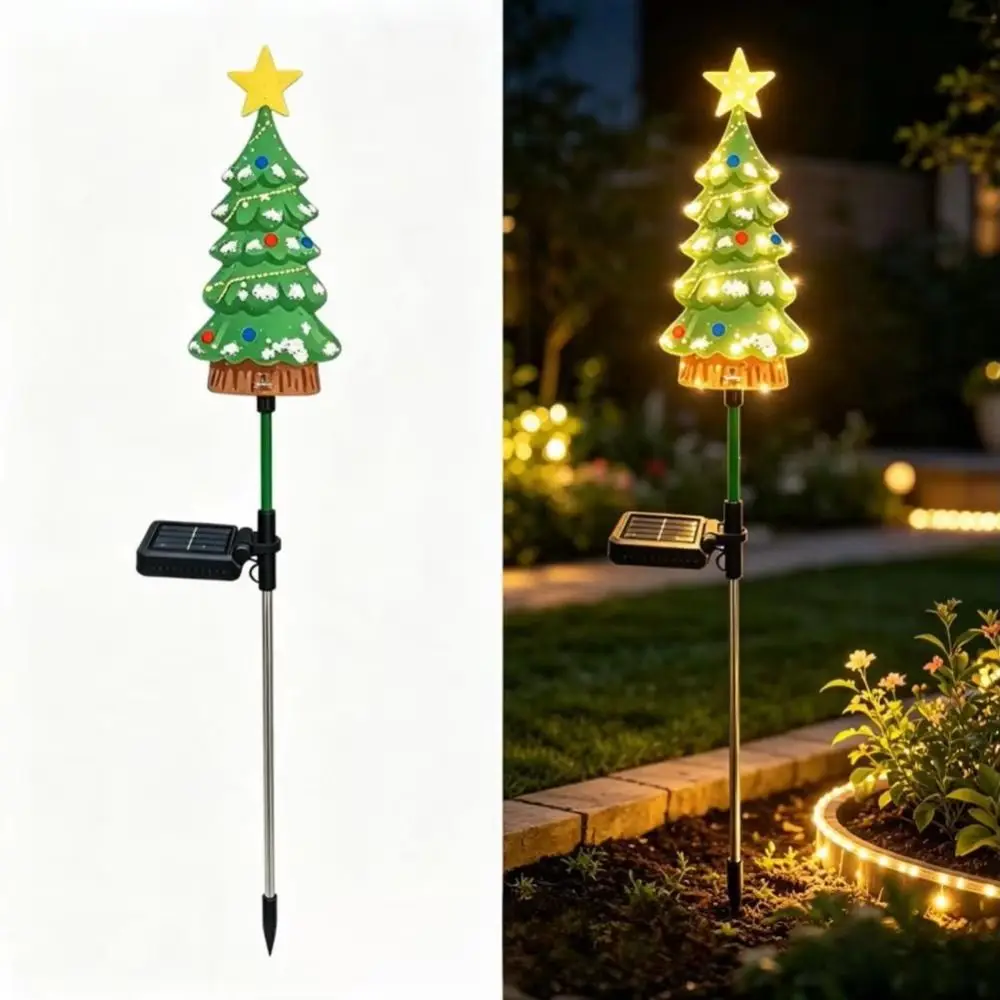 Waterproof Solar Christmas Tree Lights Weatherproof Solar Powered Solar Powered Lights Energy Efficient Led