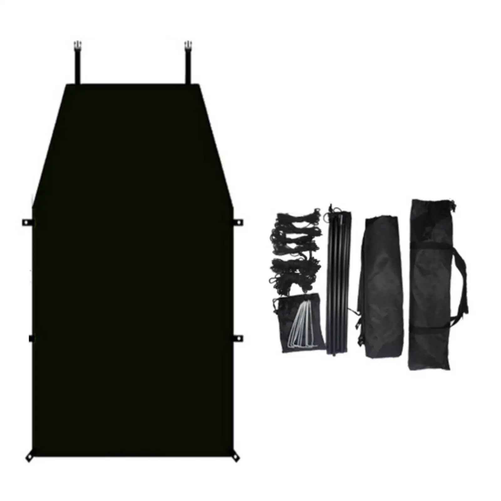 Motorbike Side Awning Folding Motorcycle Canopy Lightweight Portable Camping Shelter