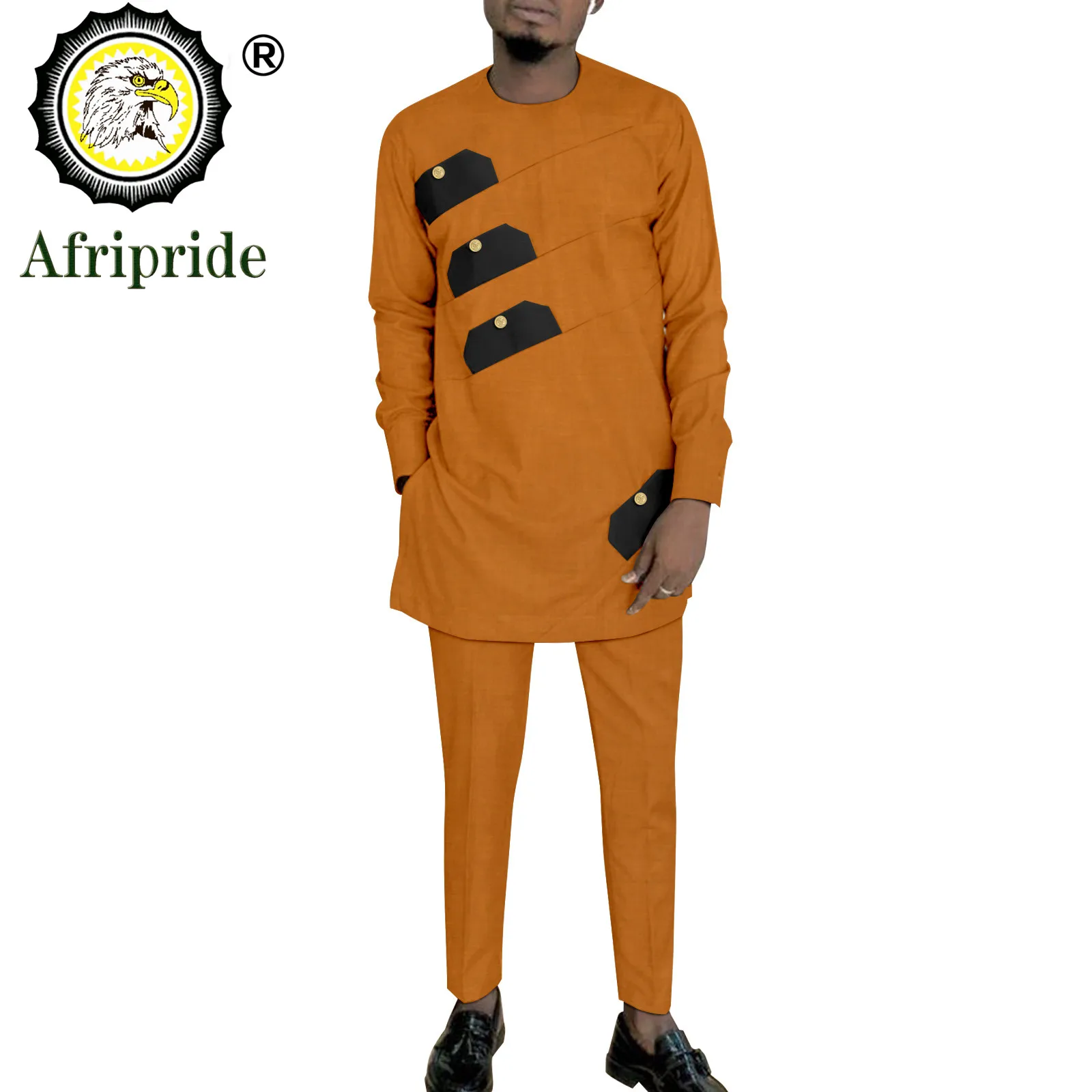 

2024 African Suits for Men Full Sleeve Shirts and Pants 2 Pieces Set Dashiki Outfits Plus Size Casual Clothes Tracksuit A2216139