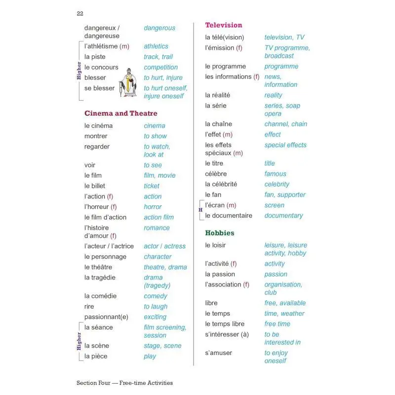 كتاب المفردات الإلكترولية الفرنسية الجديدة GCSE لللامتحانات من 2026 منشورات مجموعة التنسيق CGP المحدودة 9781837742158 كتاب