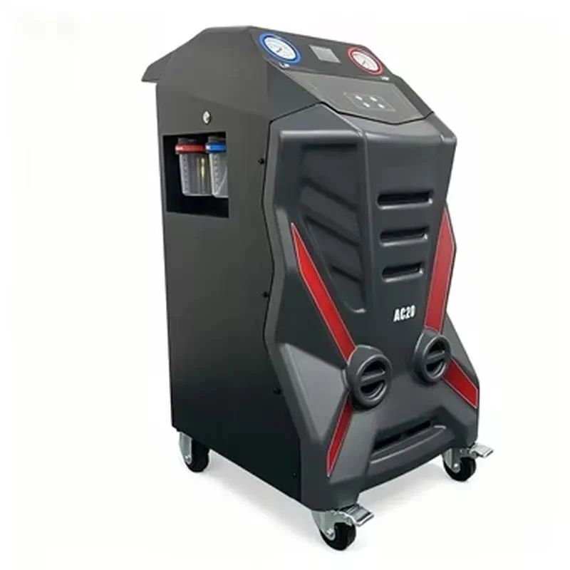 110V 220V Dual Auto Condition Service Station Refrigerant Flush Recharge R1234yf R134a Full Automatic AC Recovery Machine