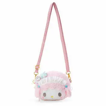 Kawaii Sanrio My Melody Plush Small Bag For Women Lolita Crossbody Bag For Girl Travel Bag Cartoon Doll Purses Birthday Gifts