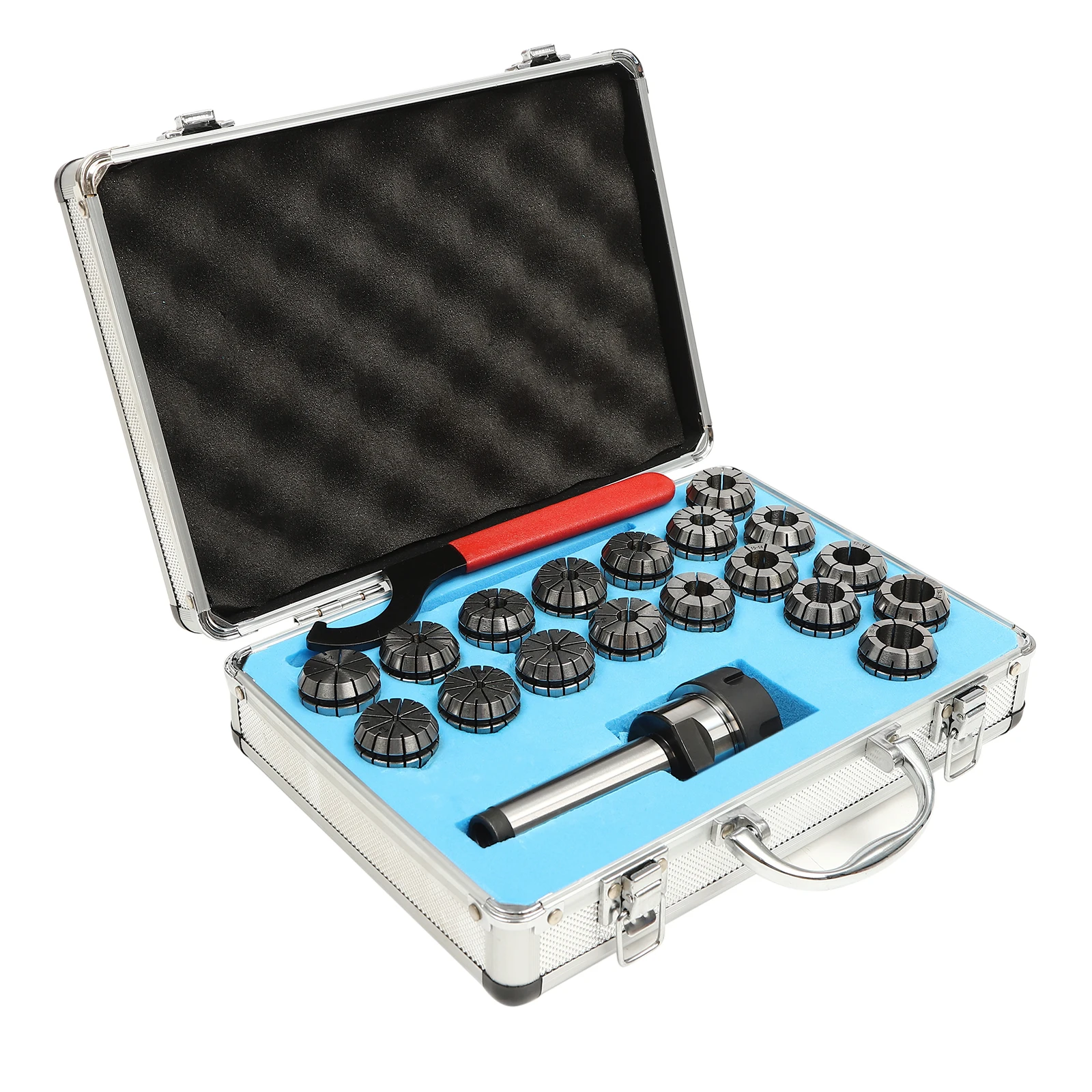 18 قطعة ER32 كوليت مجموعة MT3 مورس للاستدقاق عرقوب تشاك حامل الربيع الصلب كوليت عدة لآلة الطحن باستخدام الحاسب الآلي الأدوات الصناعية #6