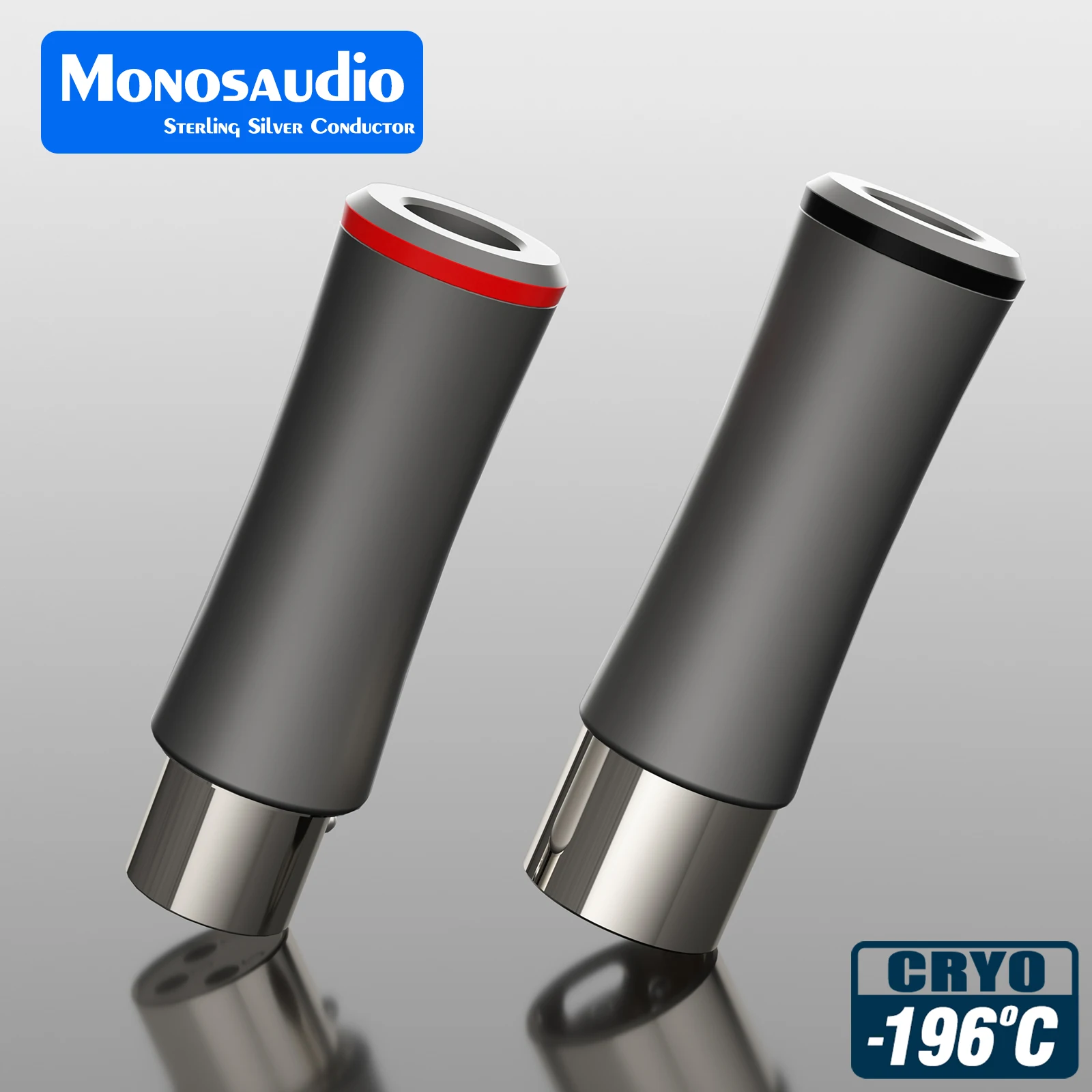 Monosaudio XMF711AG Puur Zilver 3-pins Mannelijke Vrouwelijke XLR Plug Balans Connector Jack Hifi Audio Versterker Luidspreker DIY Kabel