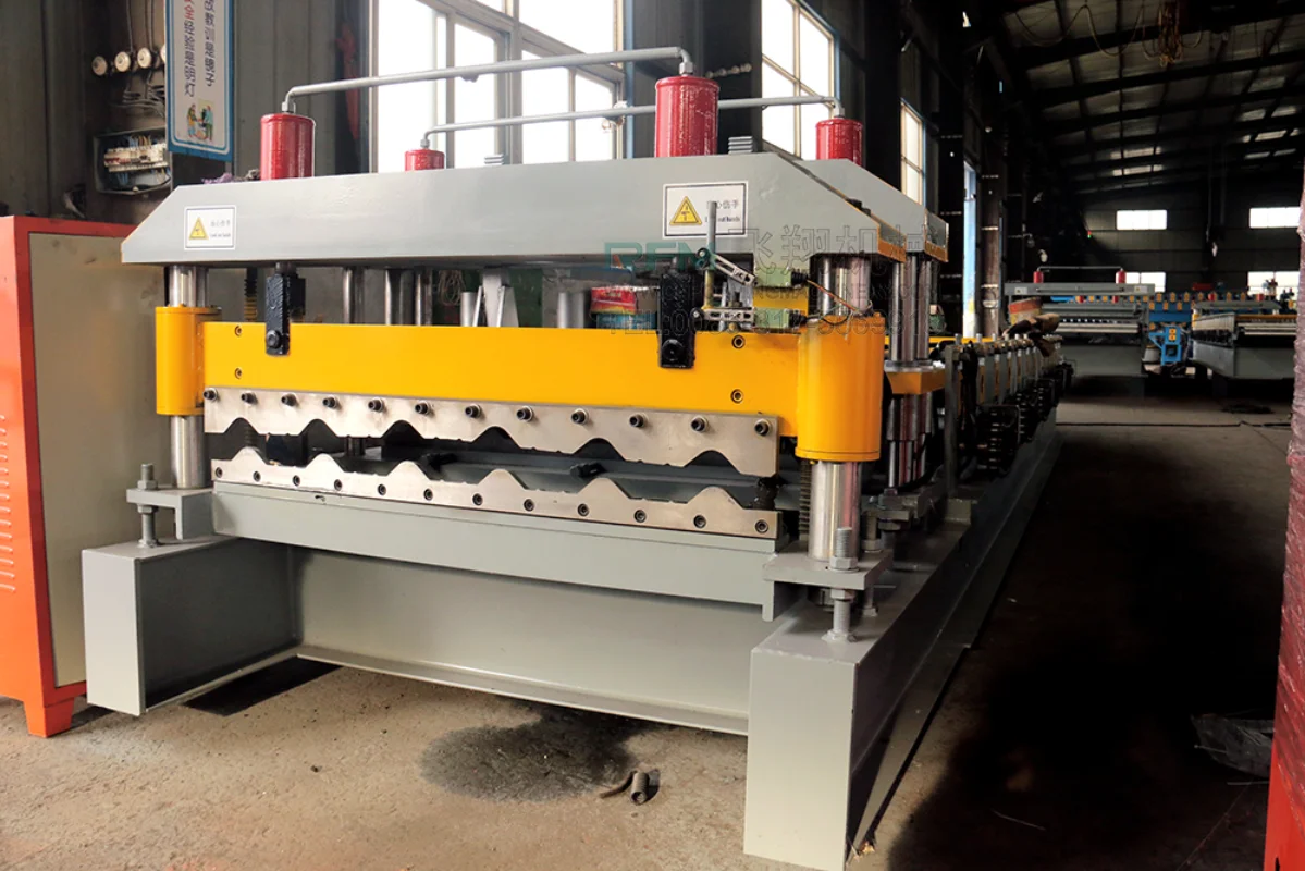 Building Roof Plc Control Roofing Sheet Glazed Roofing Tile Machine FX780 Metal Glazed Sheet Roll Forming Machine Series